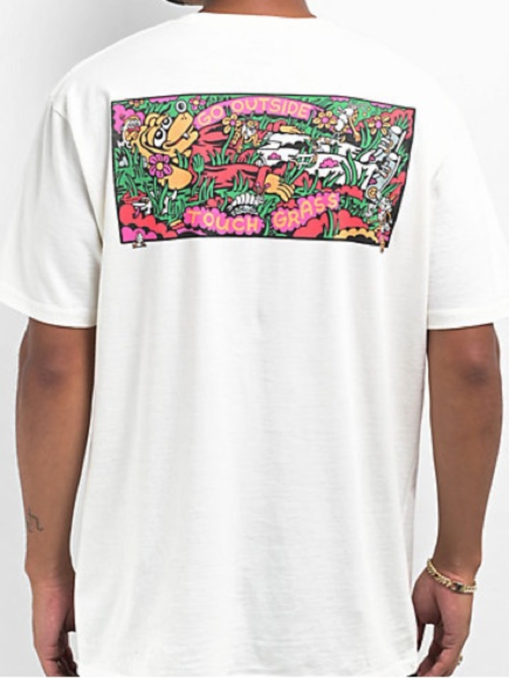 Killer Acid Men's Graphic White T-Shirt Medium